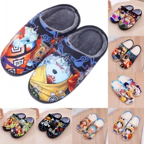 Anime ONE PIECE Monkey D. Luffy Roronoa Zoro Nami Cosplay Sandals Cotton