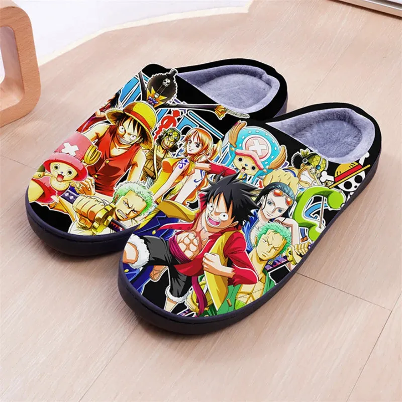 Anime ONE PIECE Monkey D. Luffy Roronoa Zoro Nami Cosplay Sandals Cotton