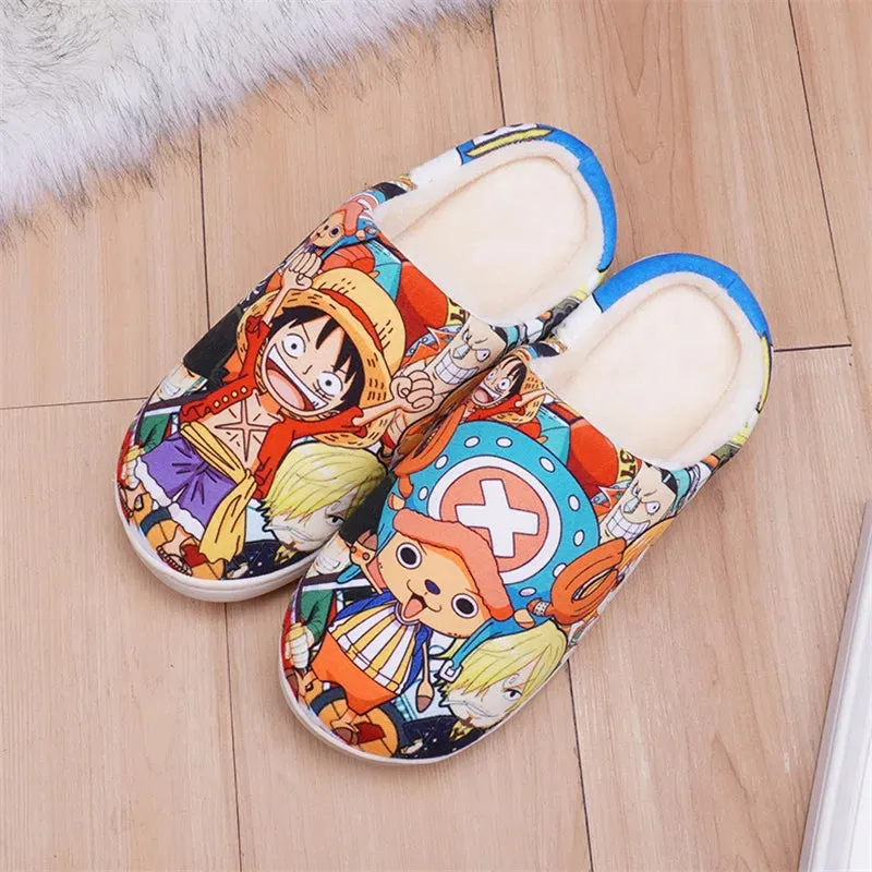 Anime ONE PIECE Monkey D. Luffy Roronoa Zoro Nami Cosplay Sandals Cotton