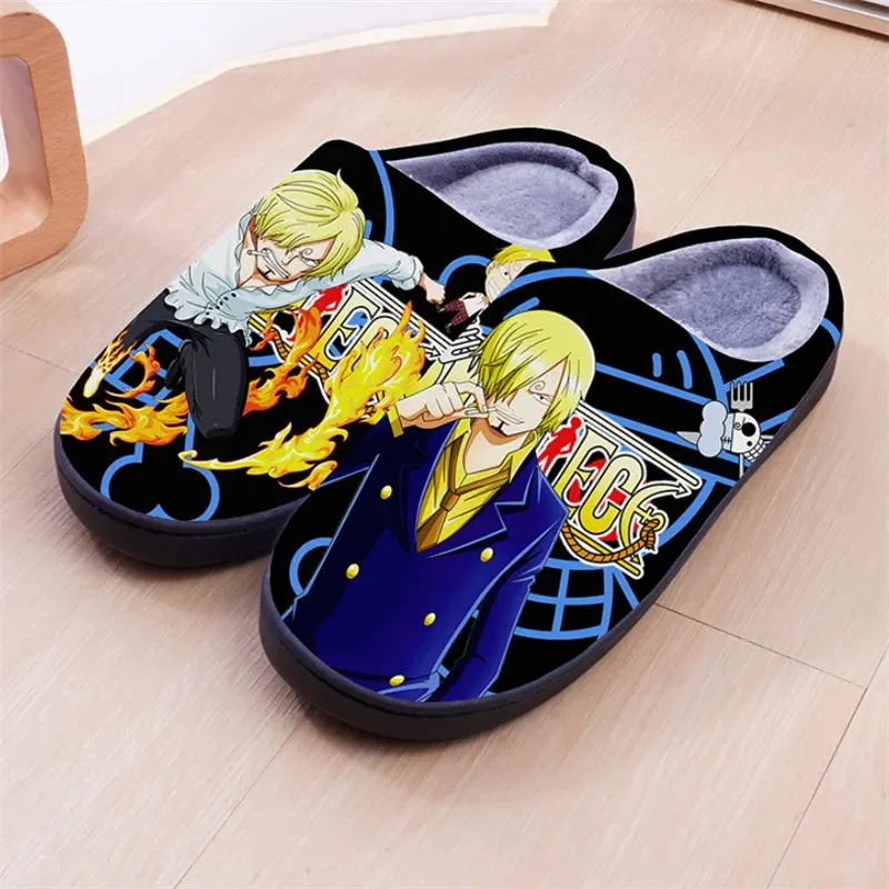 Anime ONE PIECE Monkey D. Luffy Roronoa Zoro Nami Cosplay Sandals Cotton