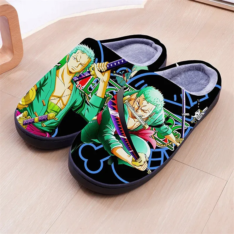 Anime ONE PIECE Monkey D. Luffy Roronoa Zoro Nami Cosplay Sandals Cotton