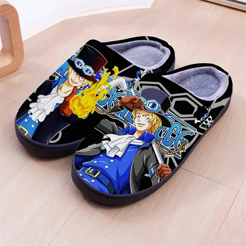 Anime ONE PIECE Monkey D. Luffy Roronoa Zoro Nami Cosplay Sandals Cotton