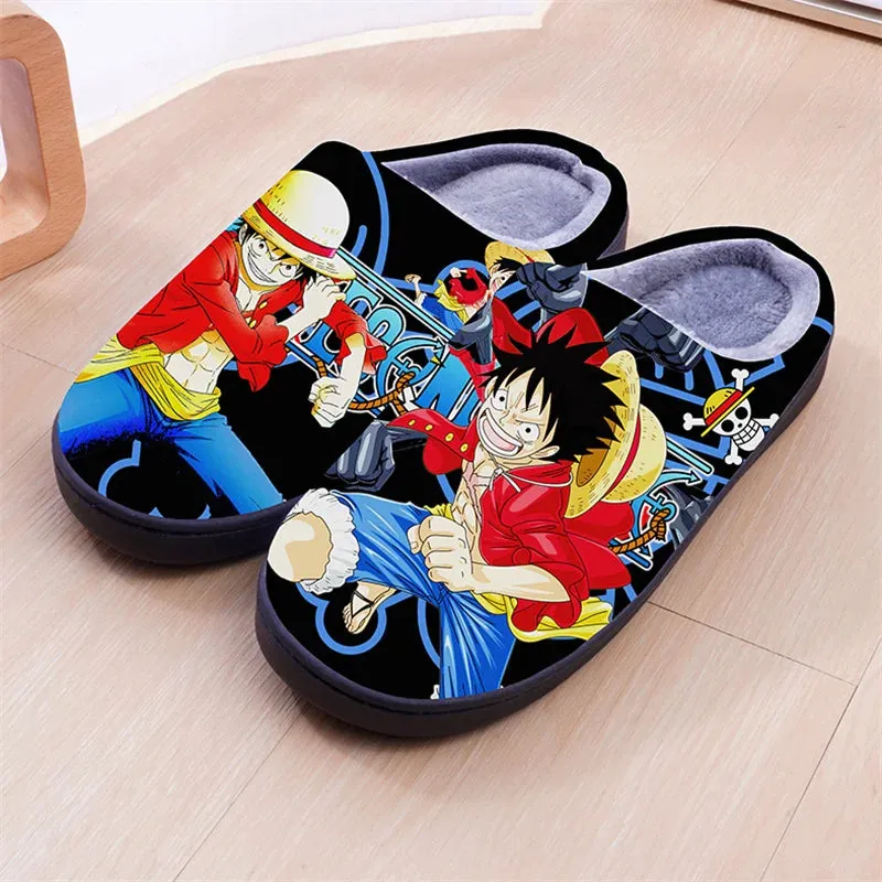 Anime ONE PIECE Monkey D. Luffy Roronoa Zoro Nami Cosplay Sandals Cotton