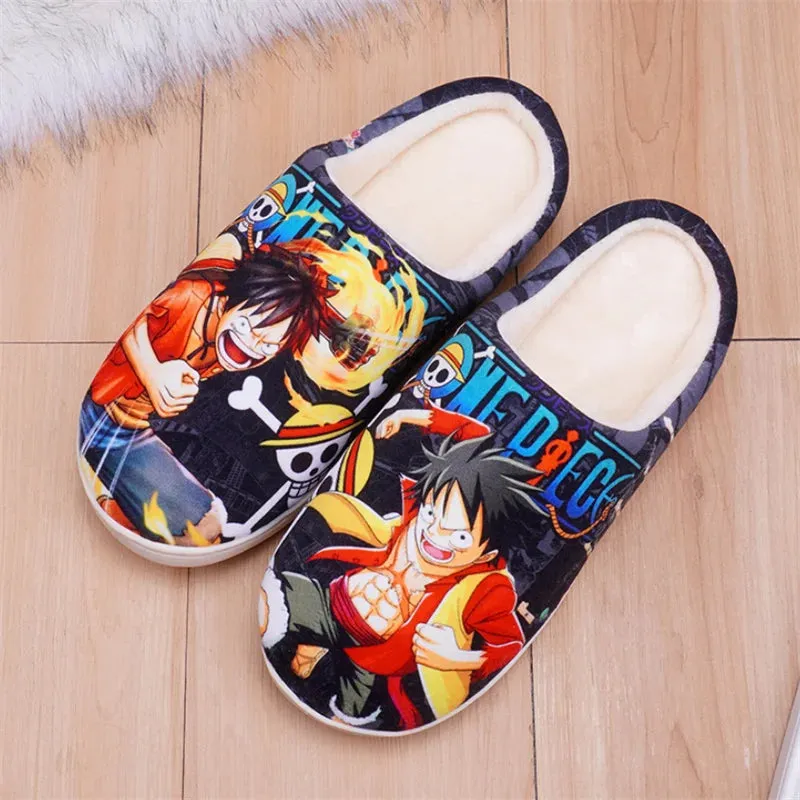 Anime ONE PIECE Monkey D. Luffy Roronoa Zoro Nami Cosplay Sandals Cotton