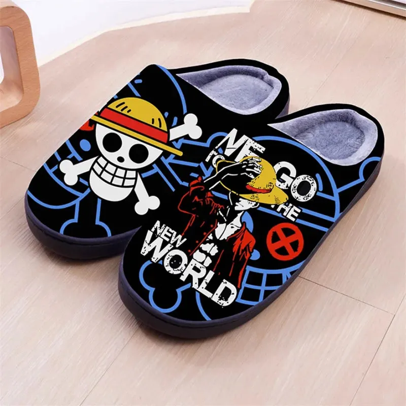 Anime ONE PIECE Monkey D. Luffy Roronoa Zoro Nami Cosplay Sandals Cotton