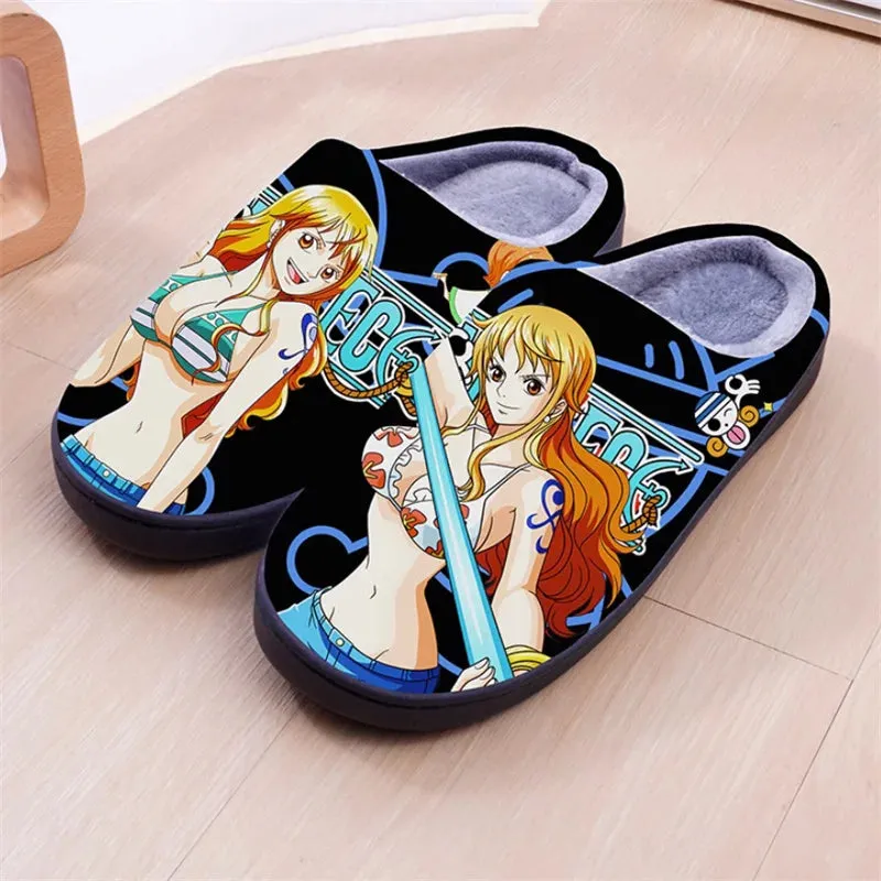 Anime ONE PIECE Monkey D. Luffy Roronoa Zoro Nami Cosplay Sandals Cotton