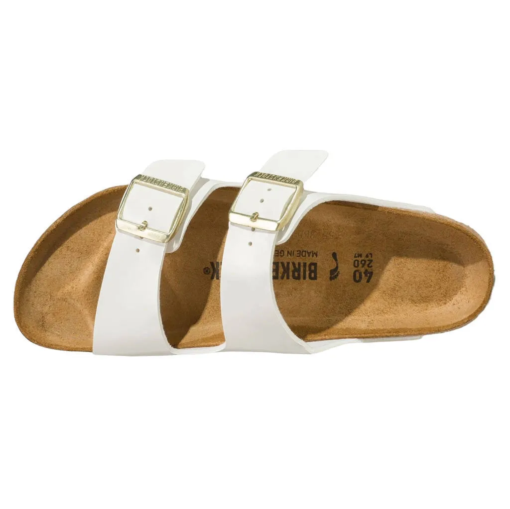 Arizona BS Birko-Flor Patent Unisex Slides Sandals