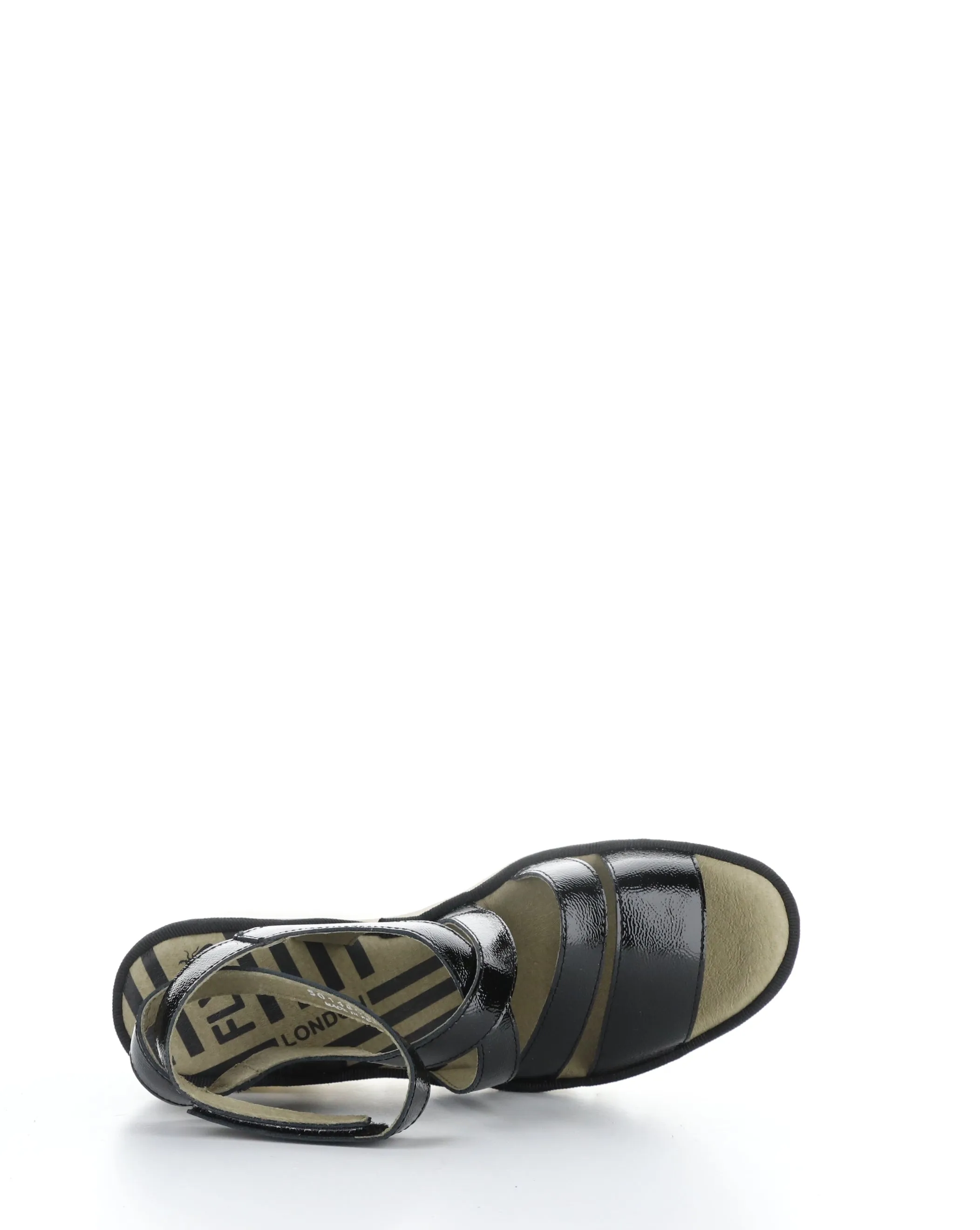 BAFY485FLY 004 BLACK Velcro Sandals