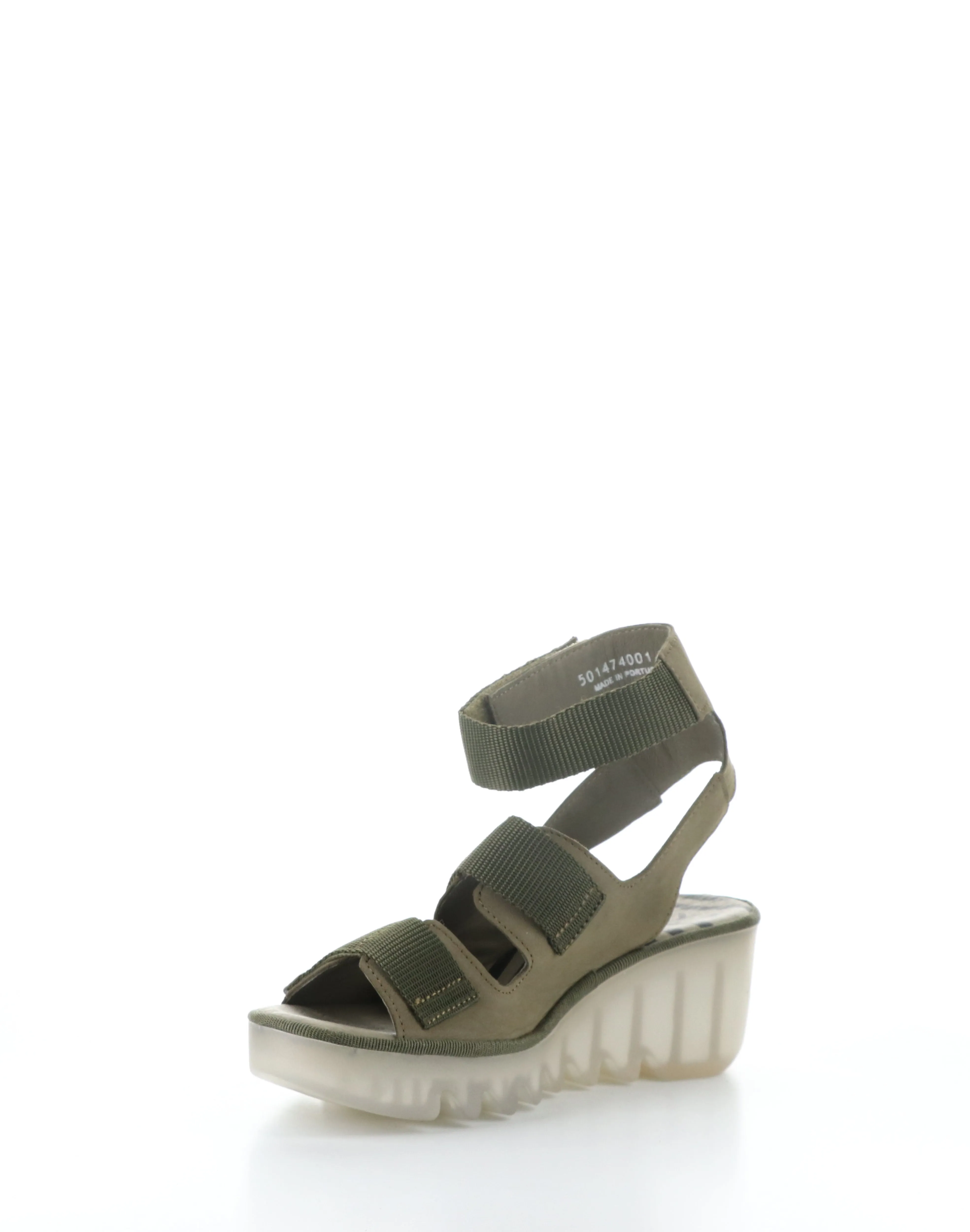 BECH474FLY Green Velcro Sandals