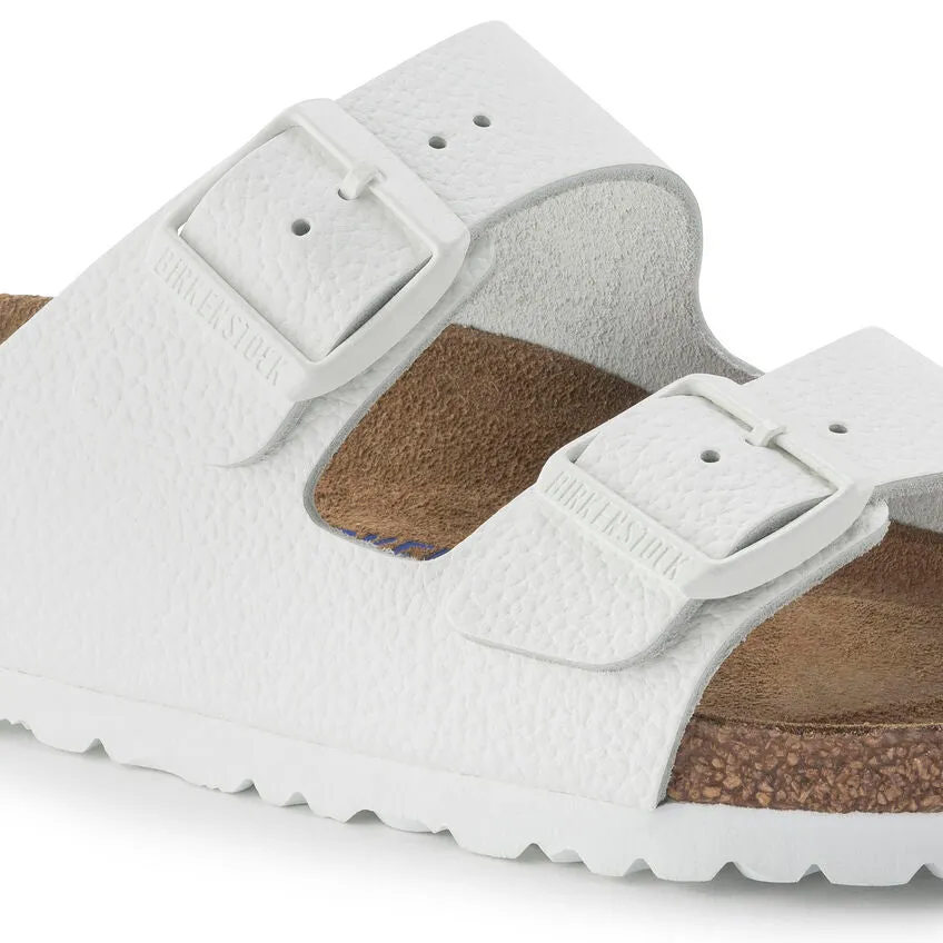 Birkenstock Arizona Soft Footbed - White Leather