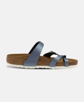 Birkenstock Mayari Birko-Flor Icy Metallic Azure Blue Sandals