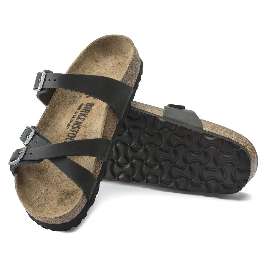 Birkenstock Women's Franca - Black Oiled Leather