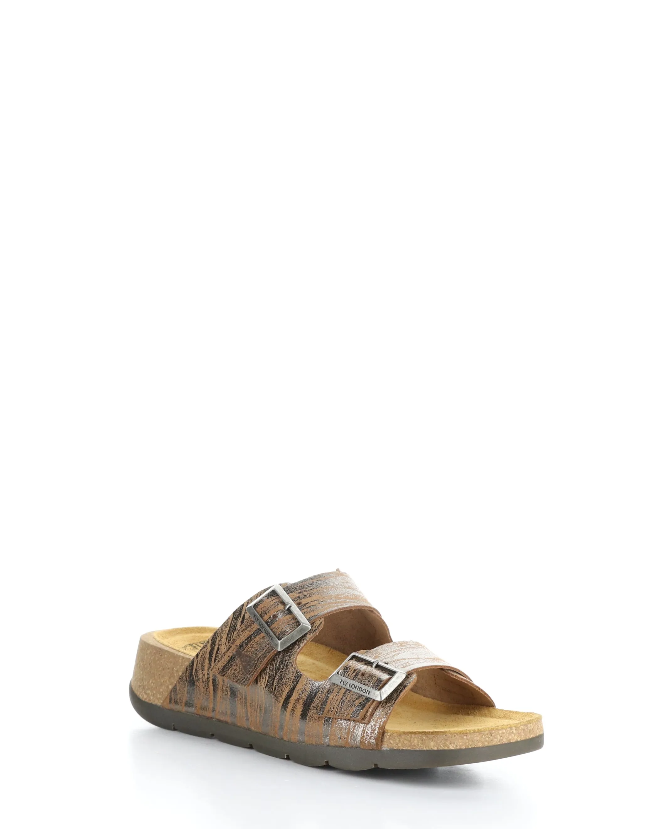 CAJA721FLY 018 COGNAC Slip-on Sandals