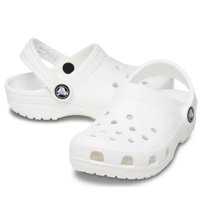 Crocs Kids - Toddlers Classic Clog K White Sandals