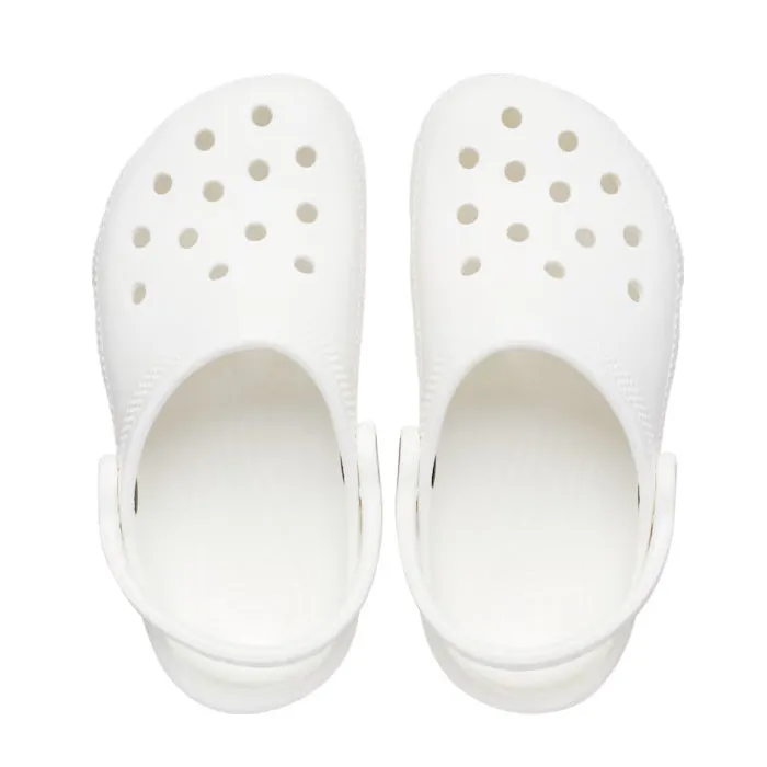 Crocs Kids - Toddlers Classic Clog K White Sandals