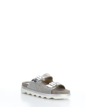 DAHNA SILVER Slip-on Sandals