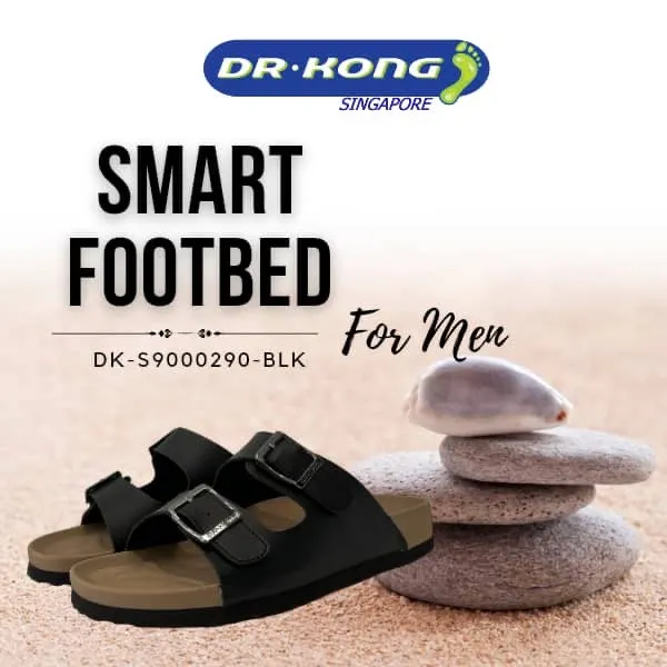 DR.KONG MEN'S TOTAL CONTACT SANDALS DK-S9000290-BLK(RP : $139)