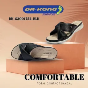 DR.KONG WOMEN TOTAL CONTACT SANDALS DK-S3001752-BLK(RP : $169)