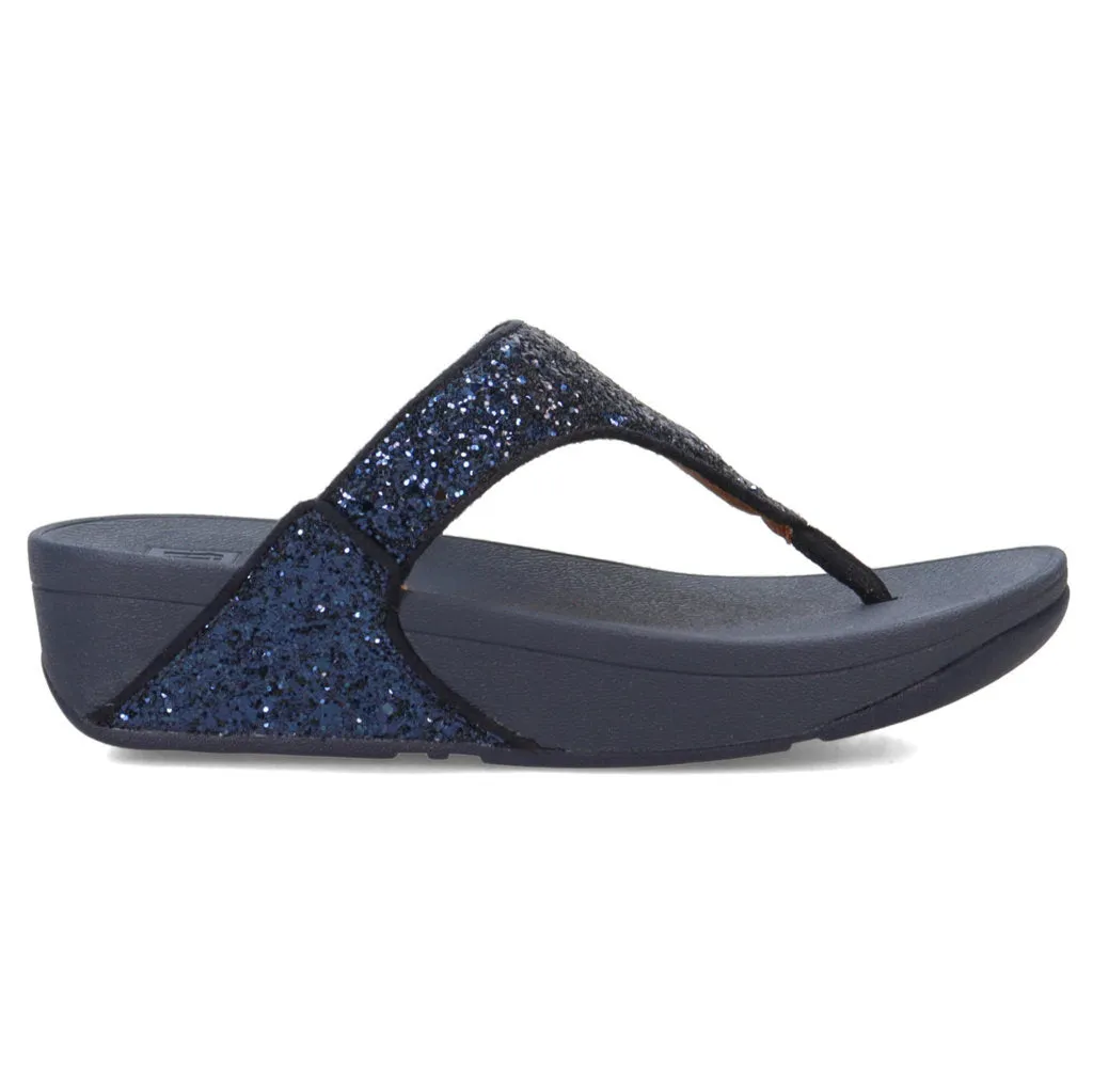 Fitflop Lulu Glitter Synthetic Women's Toe Post Sandals