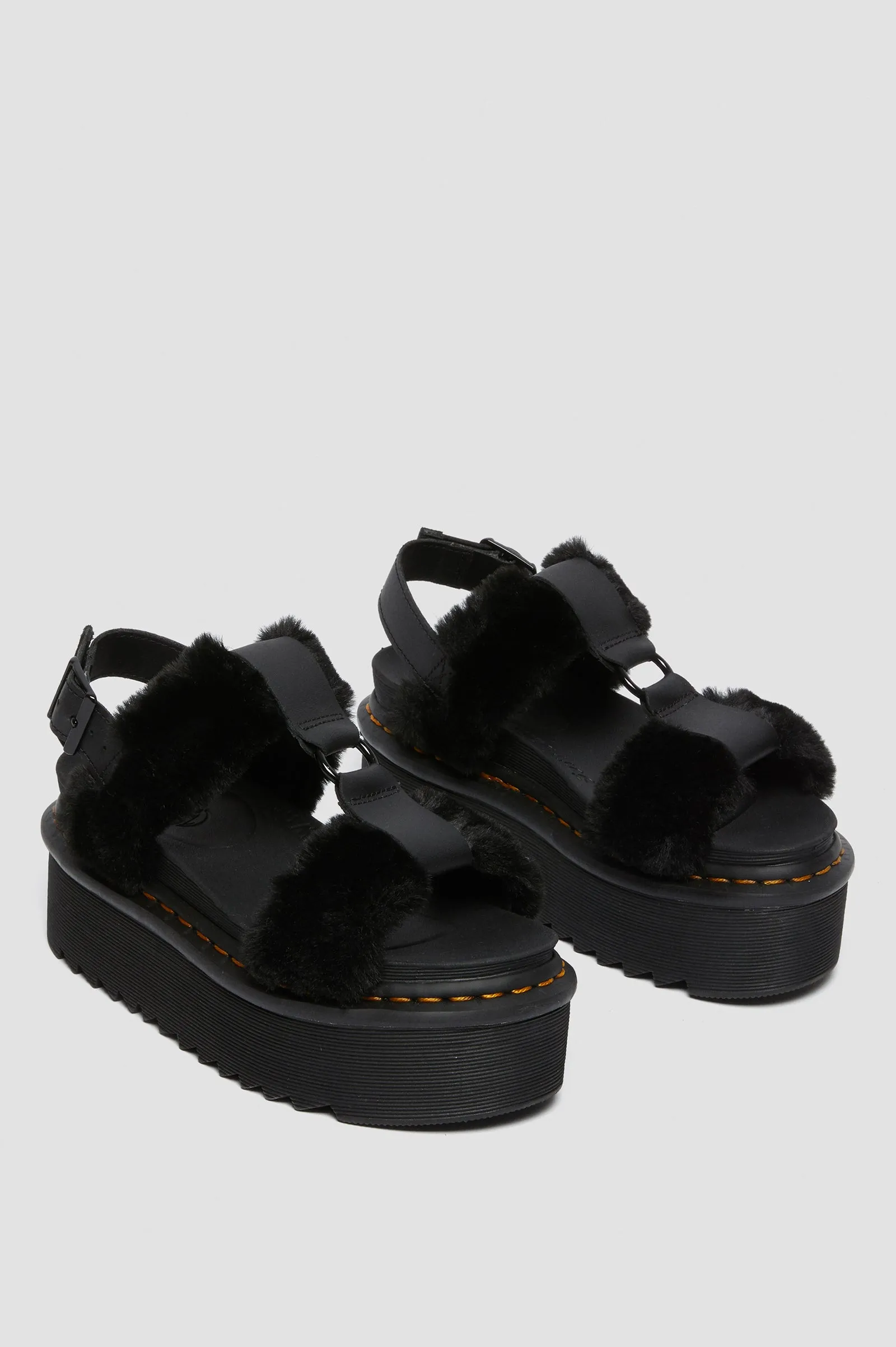 FRANCIS FLUFFY PLATFORM SANDALS