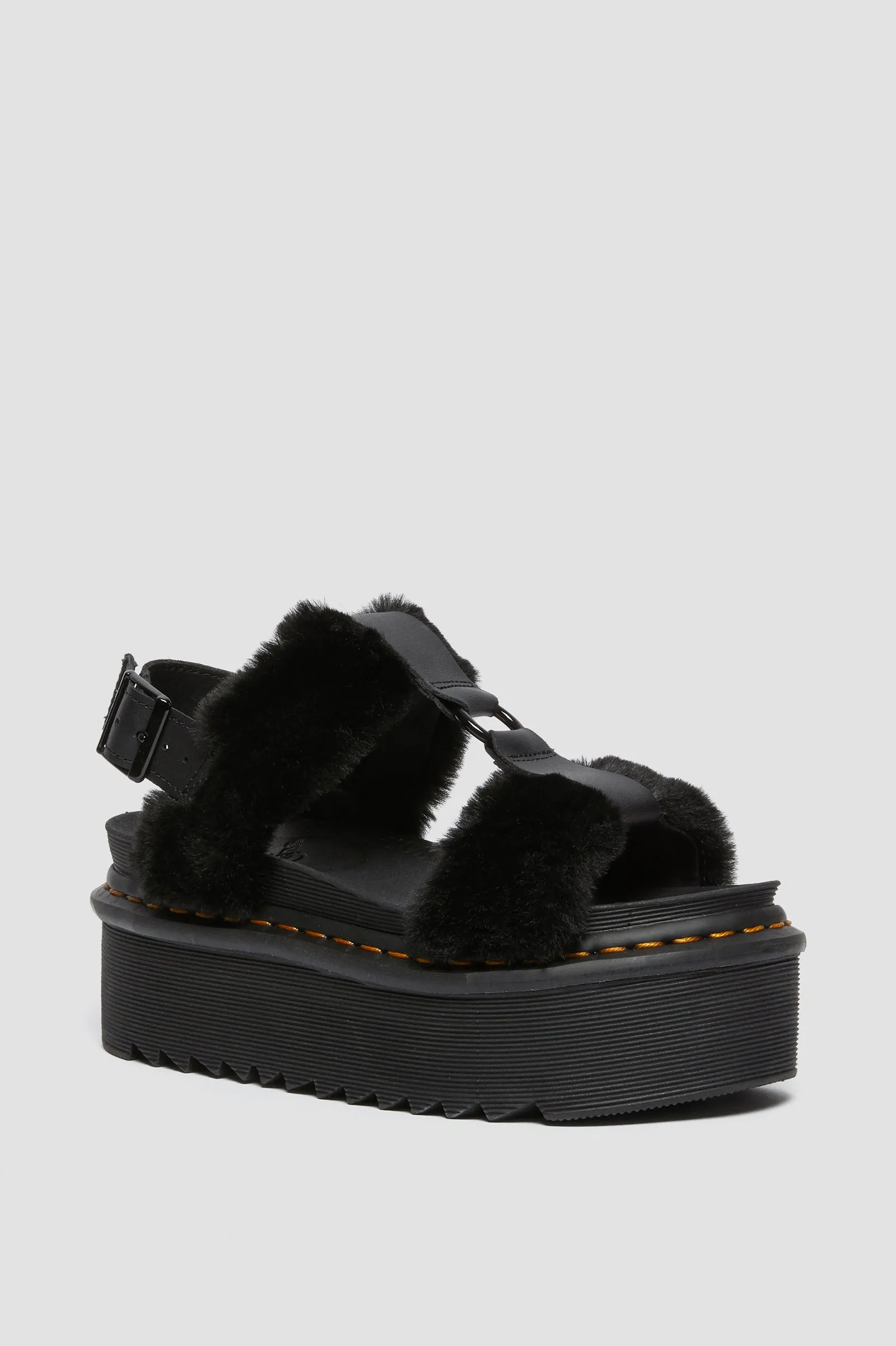 FRANCIS FLUFFY PLATFORM SANDALS