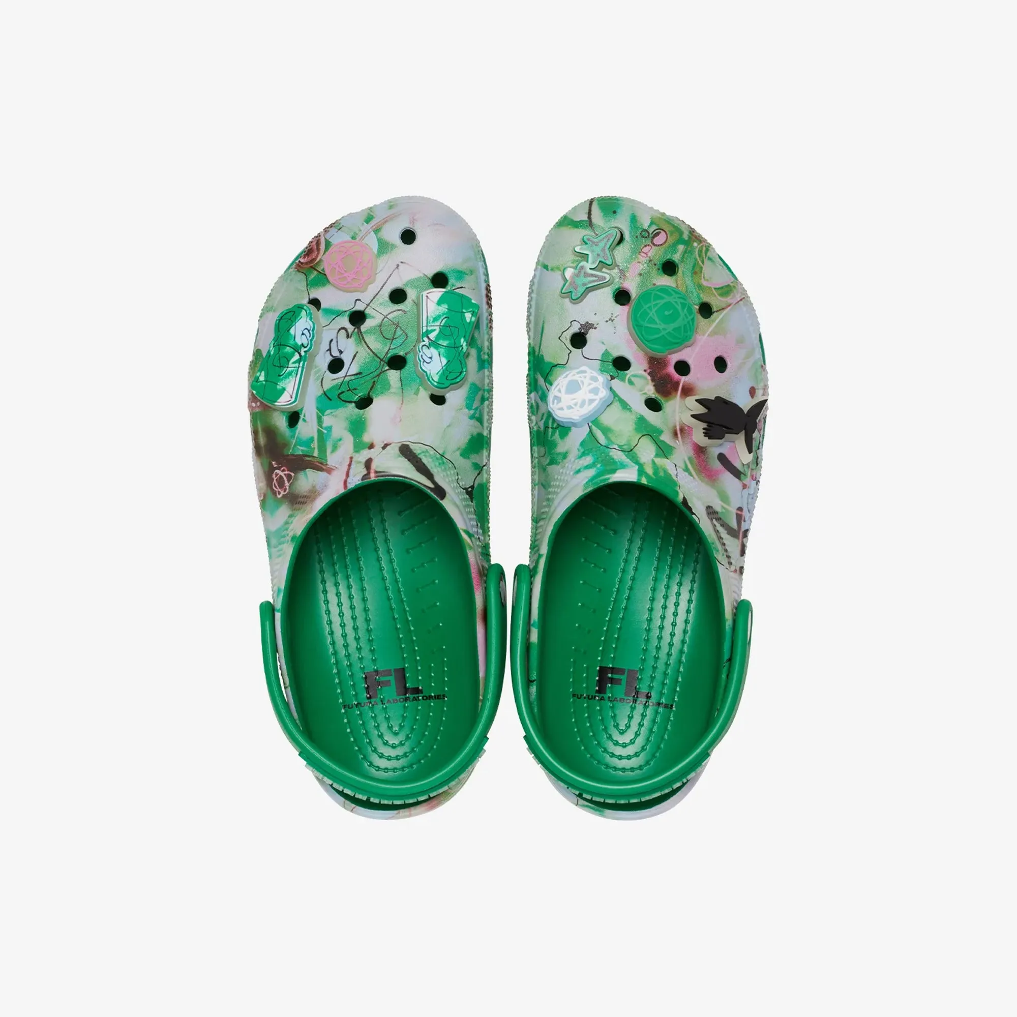 FUTURA LAB X CROCS CLASSIC RO CLOG 'GREEN IVY'