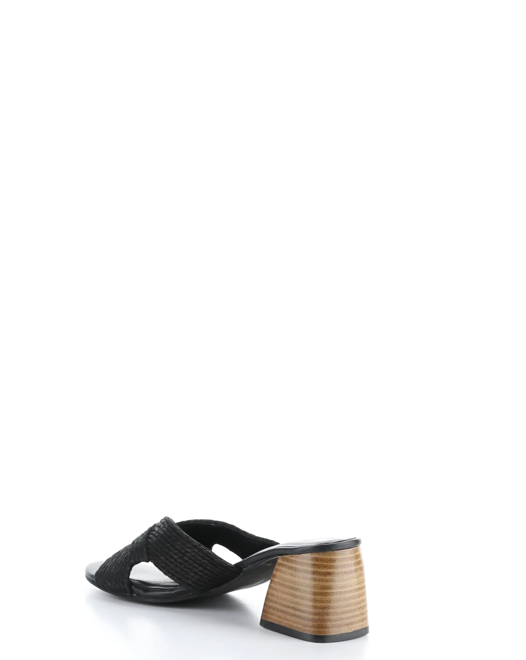 GESSA BLACK Slip-on Sandals