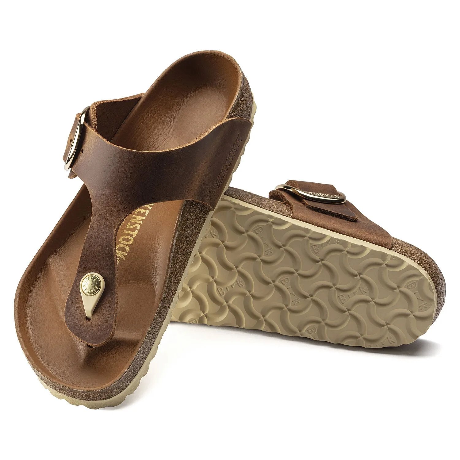 Gizeh Big Buckle - Cognac