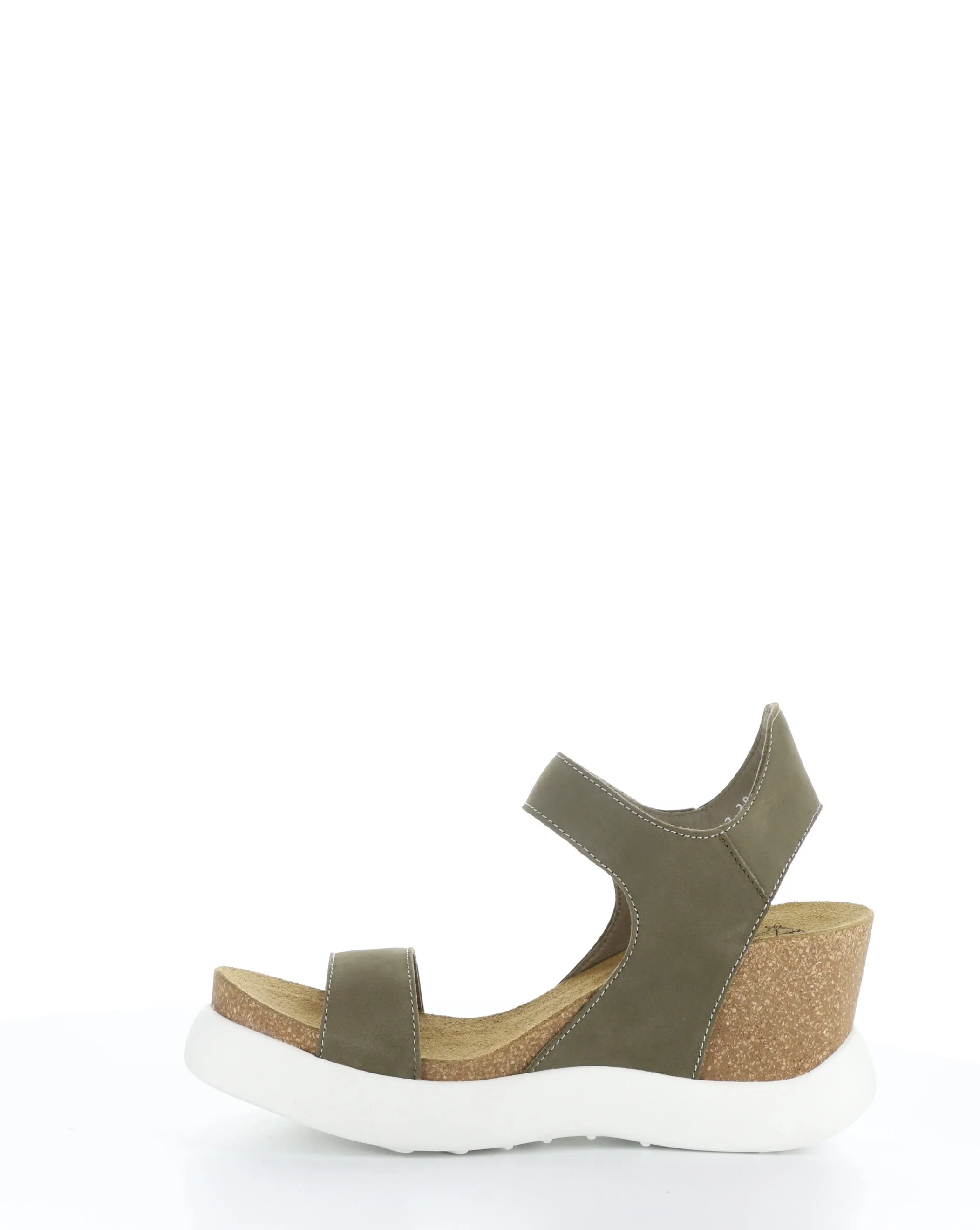 GOGO967FLY 002 KHAKI Velcro Sandals