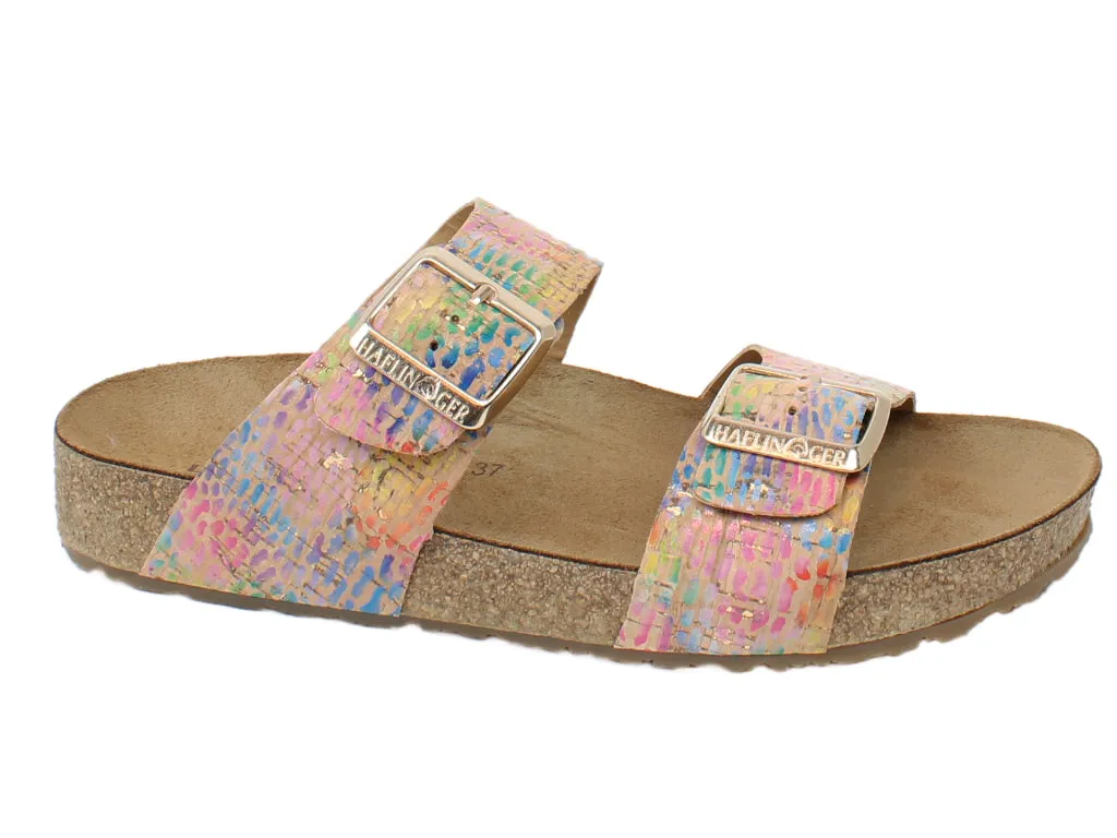 Haflinger Sandals Andrea Rainbow