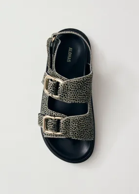 Harper Soft Grey Leather Sandals