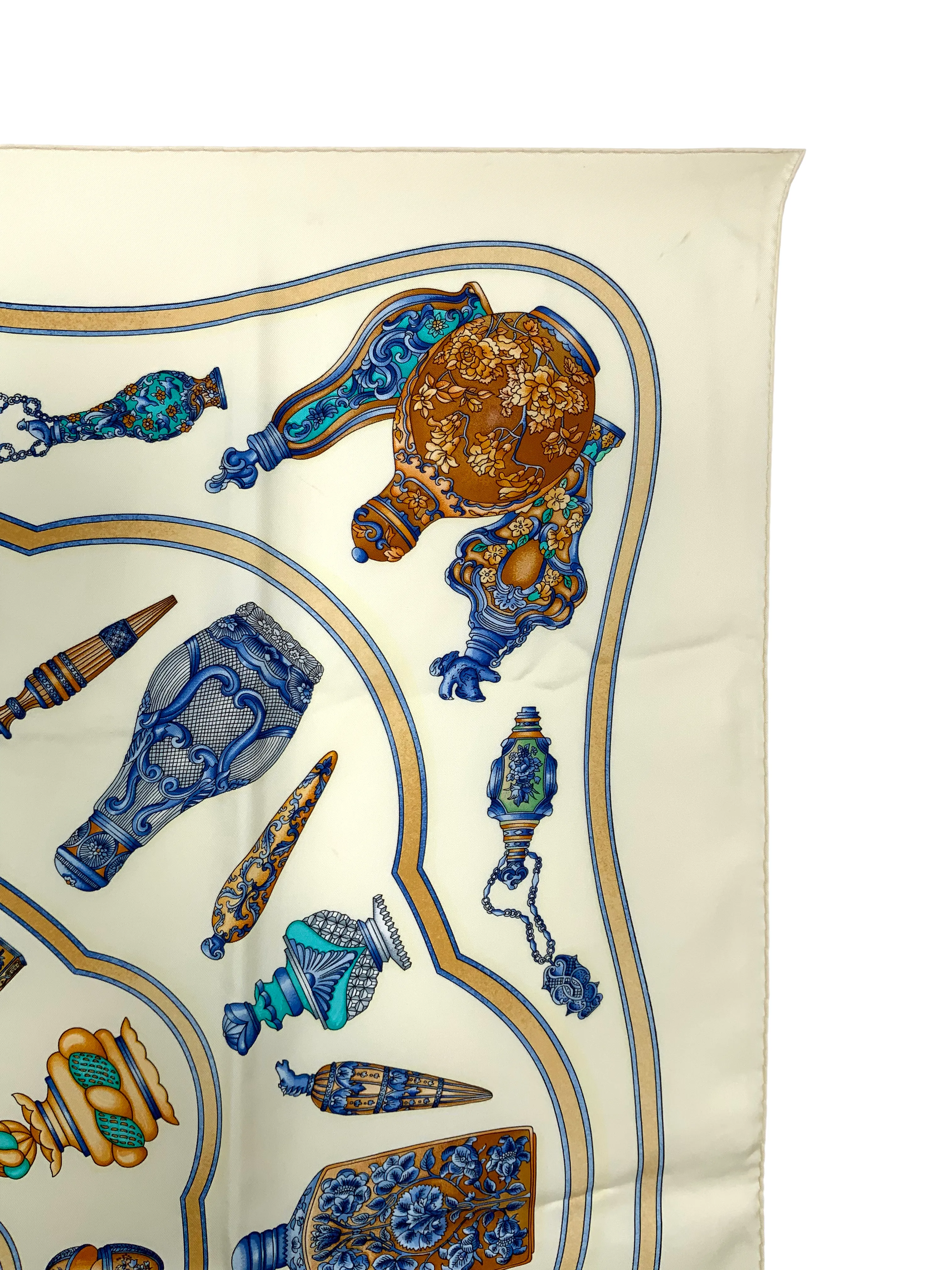 Hermes Qu' Importe Le Flacon Silk Scarf 90