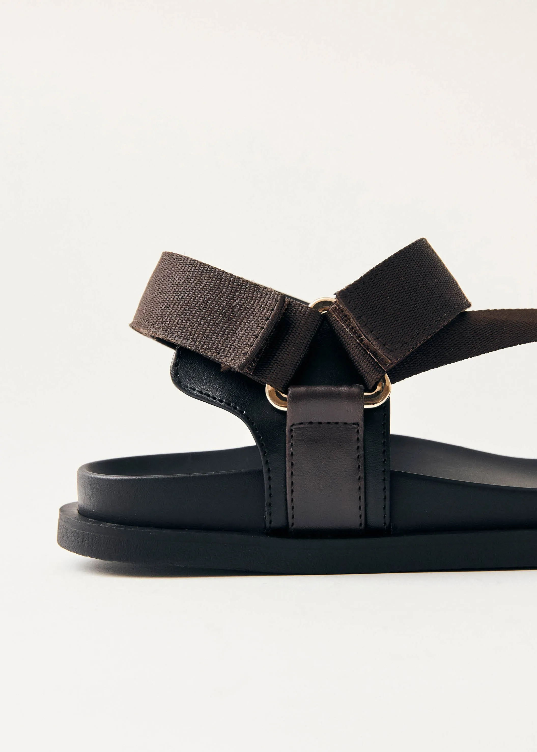 Indigo Brown Vegan Leather Sandals