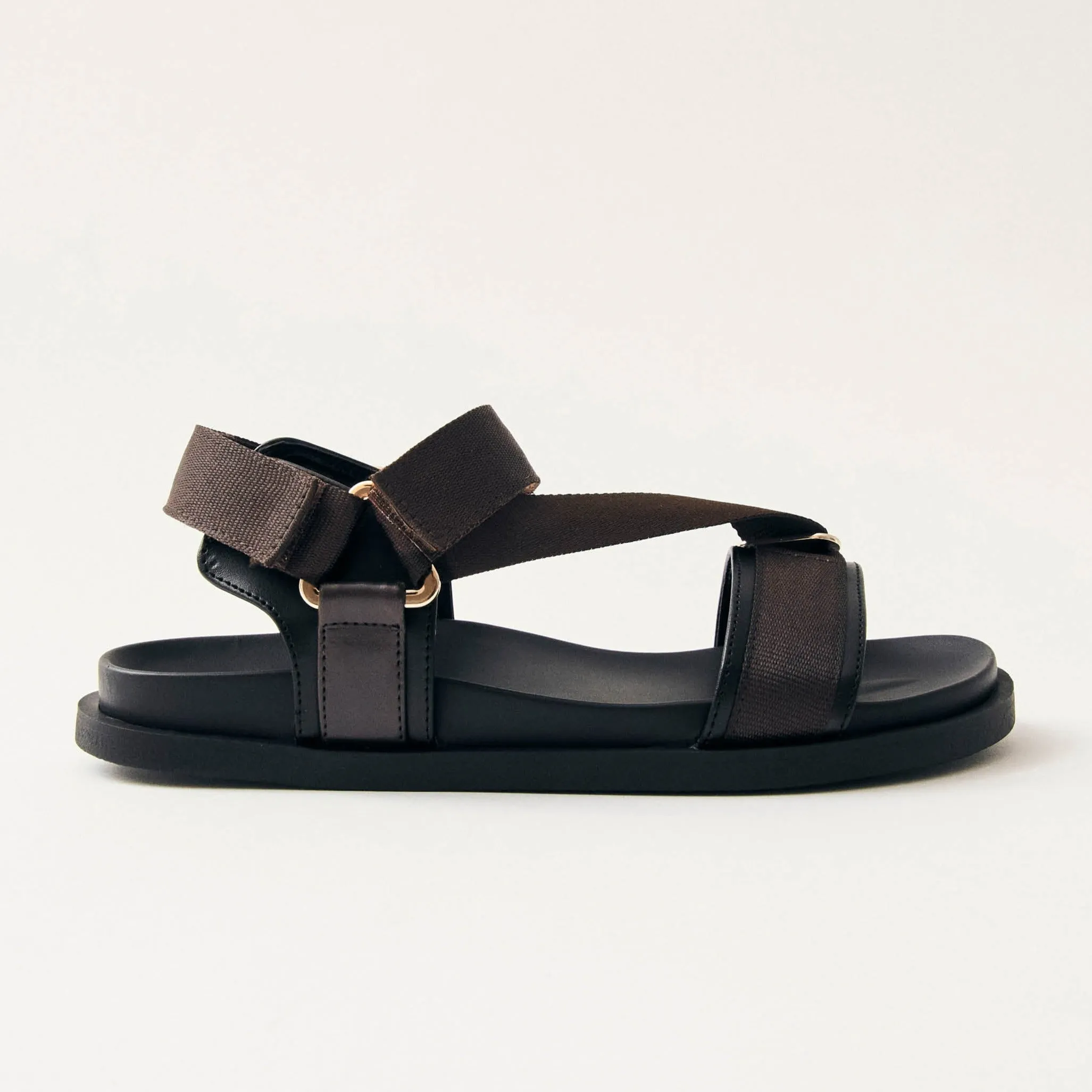 Indigo Brown Vegan Leather Sandals