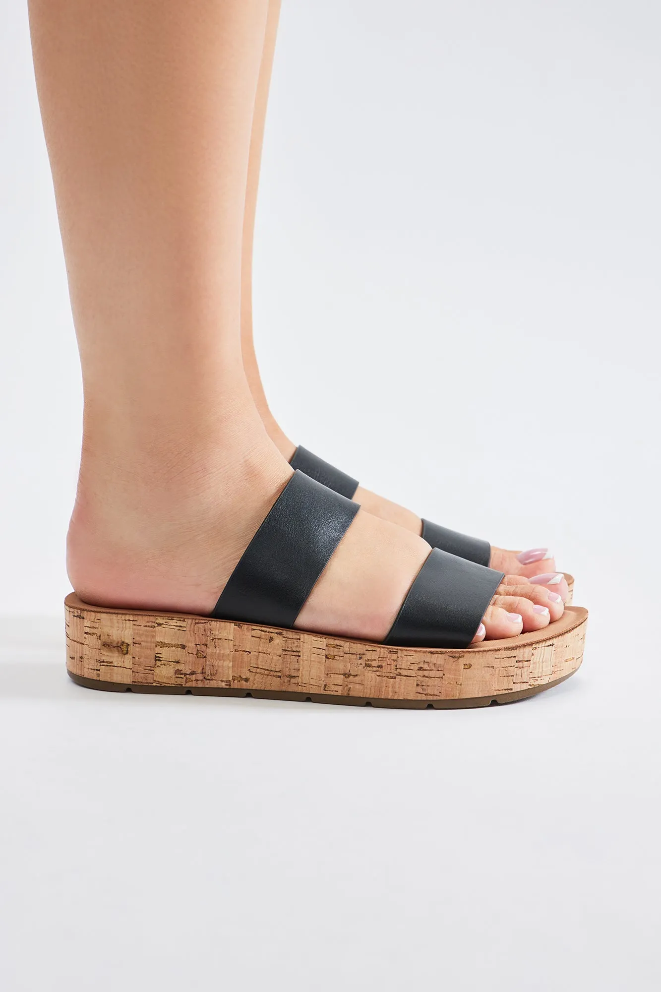 Klarissa Platform Sandals - Black