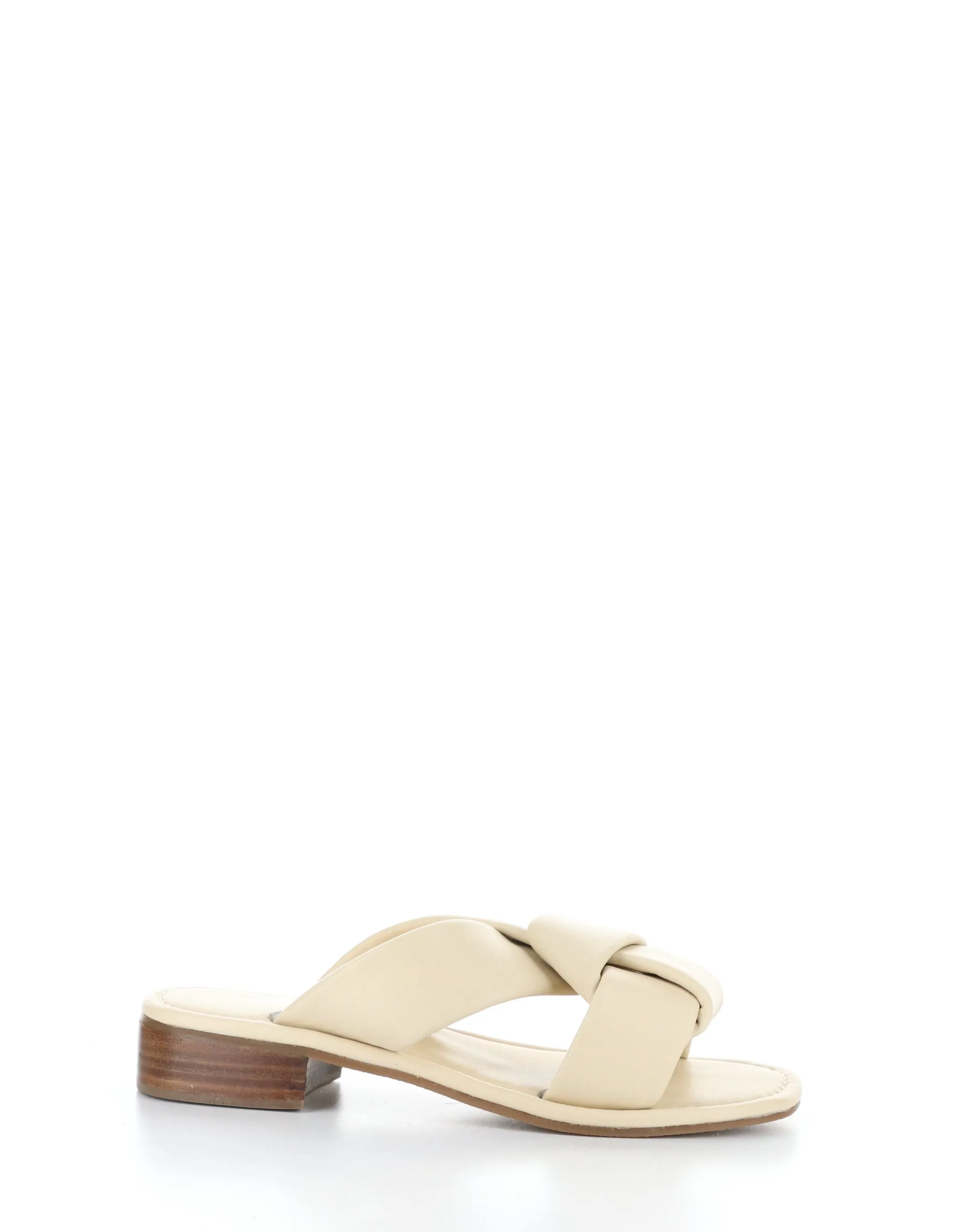 KNICK CREAM Round Toe Sandals