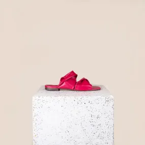 Lido - Fuchsia Nappa Sandals - SAMPLE SALE - FINAL SALE.