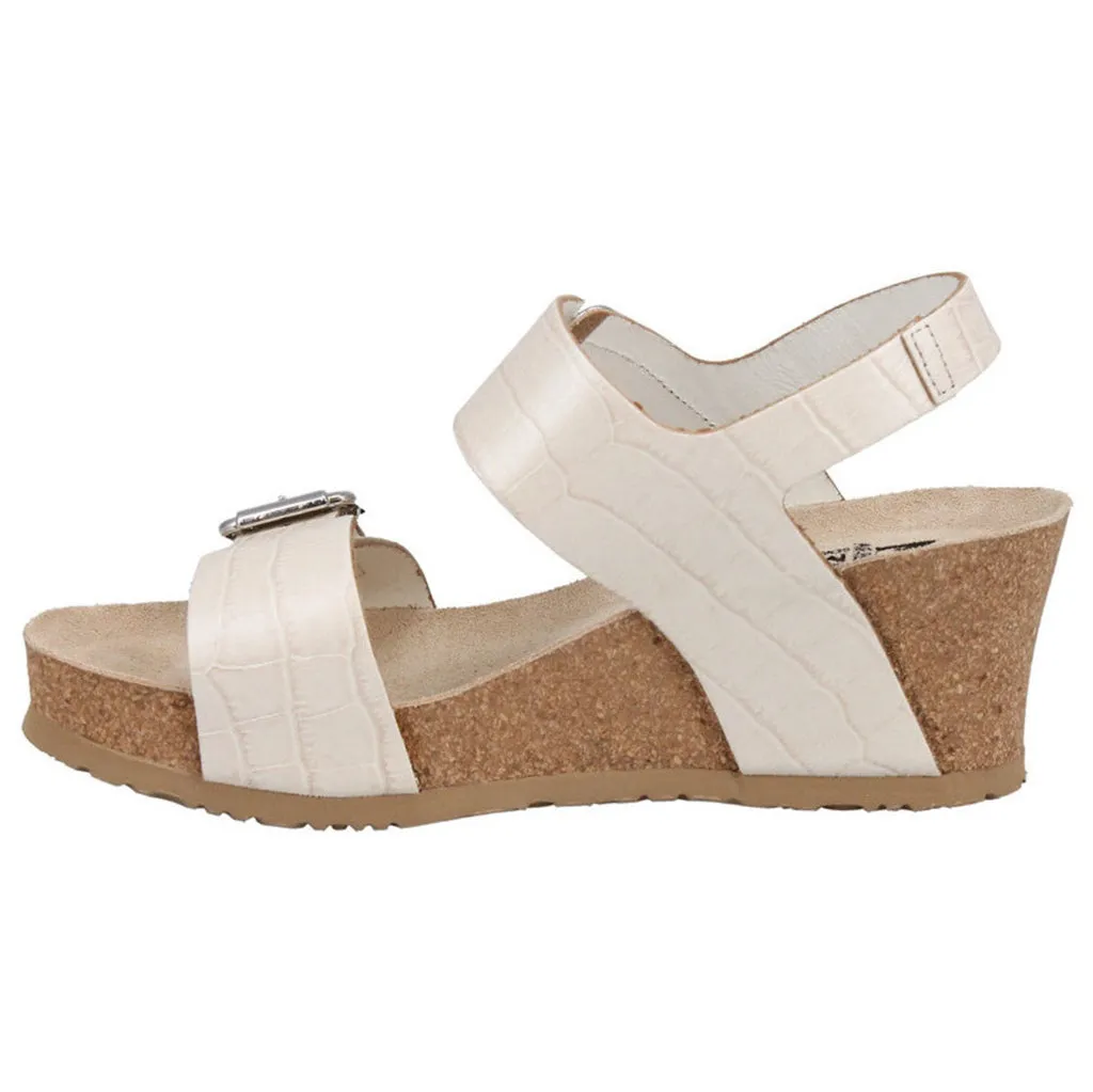 Lissandra Nubuck Leather Women's Wedge Sandals