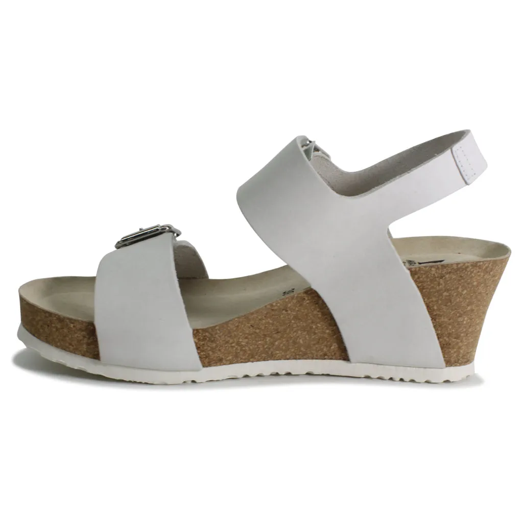 Lissandra Nubuck Leather Women's Wedge Sandals