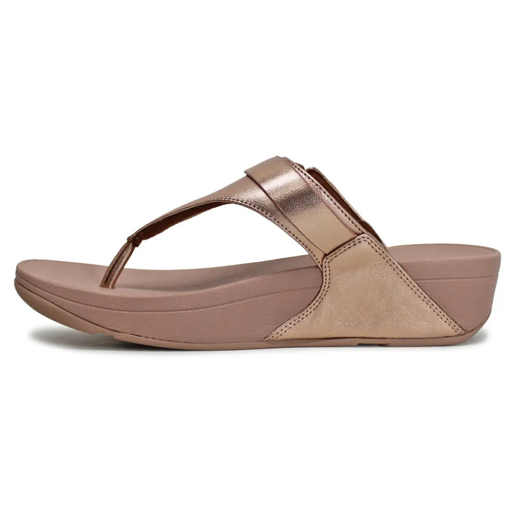 Lulu Adjustable Leather Toe Post Leather Women's Toe Post Sandals