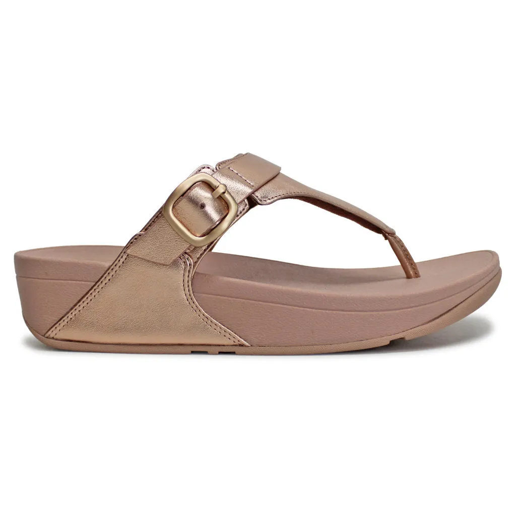 Lulu Adjustable Leather Toe Post Leather Women's Toe Post Sandals