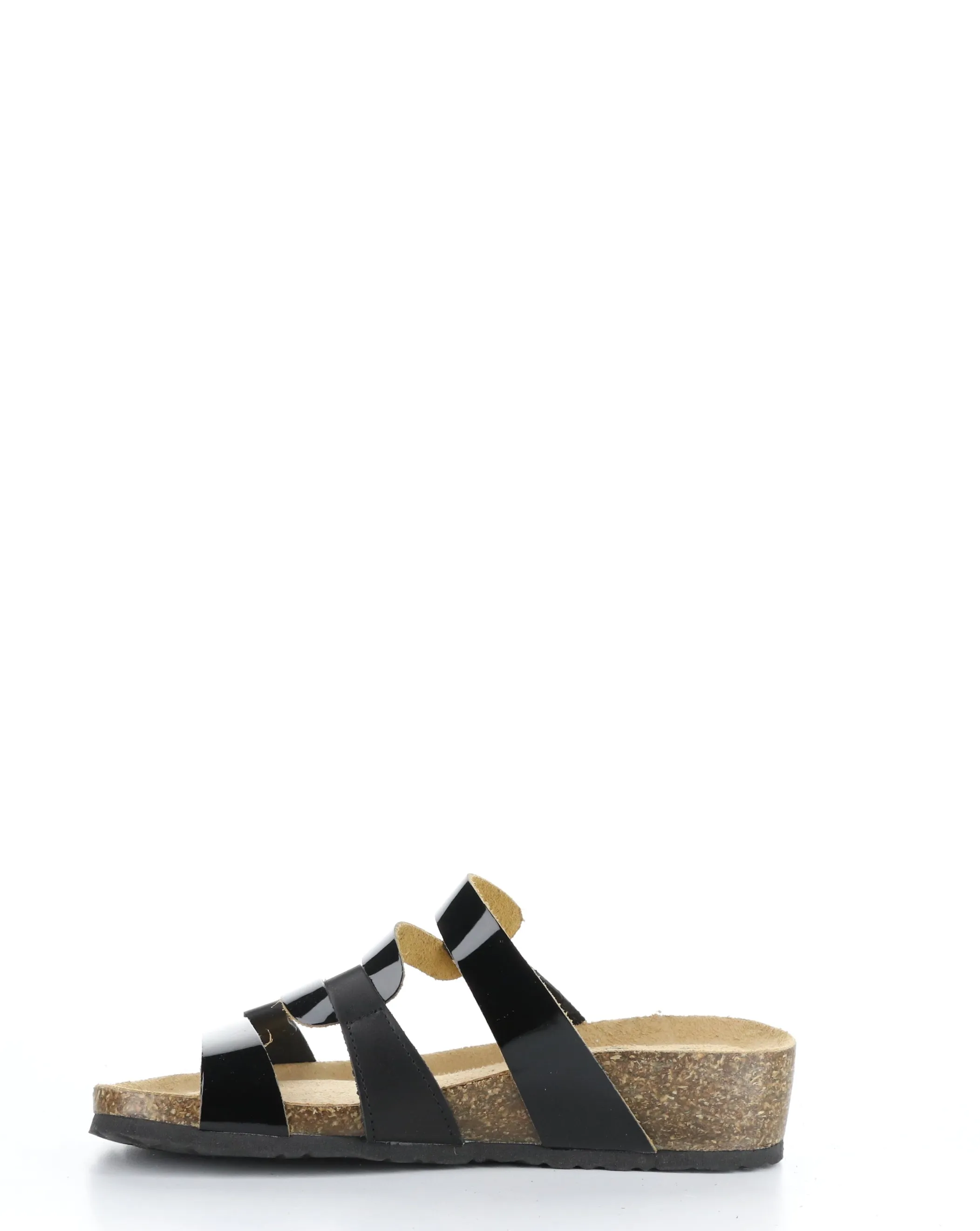 LUZZI BLACK Slip-on Sandals