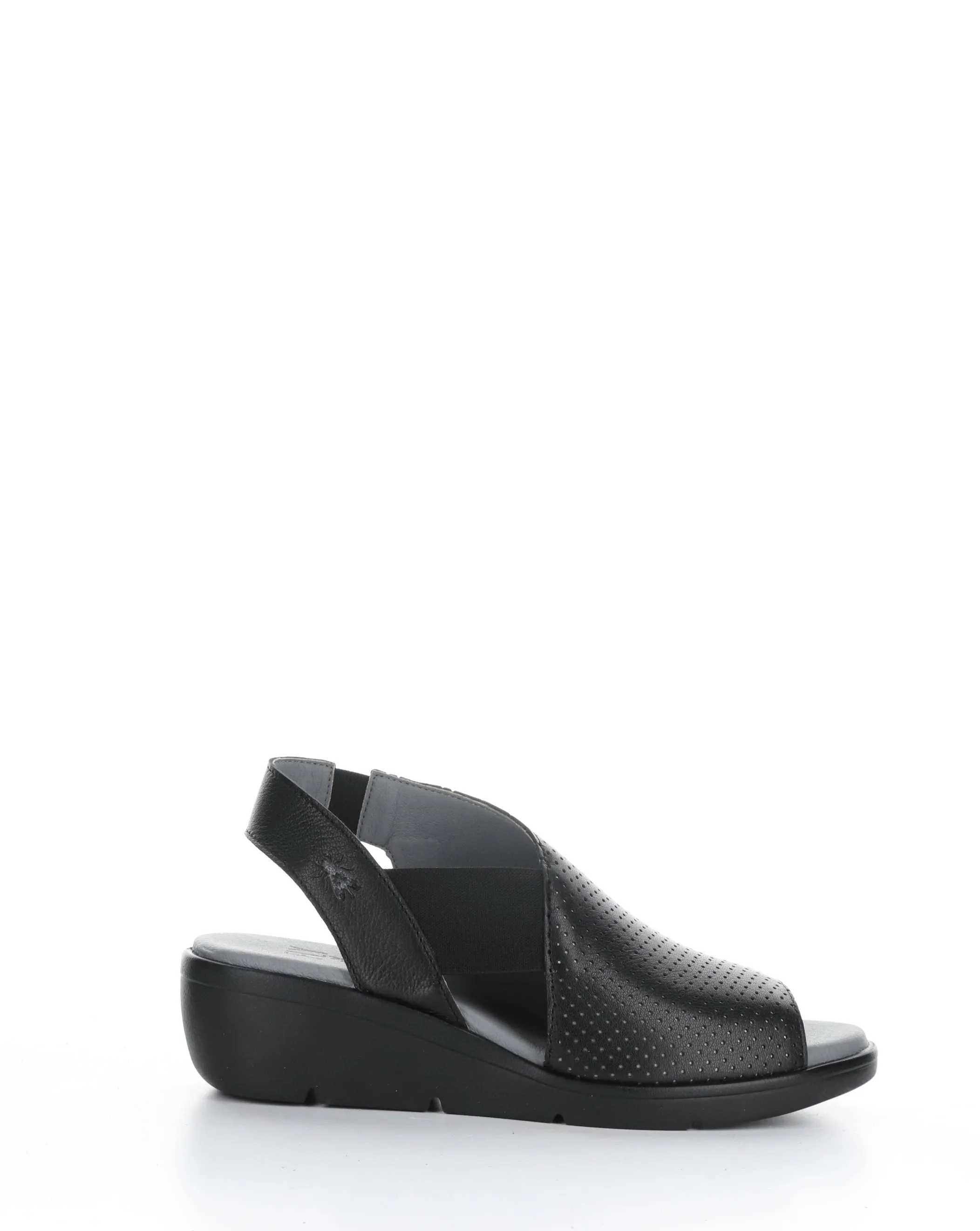 NISI066FLY BLACK Elasticated Sandals