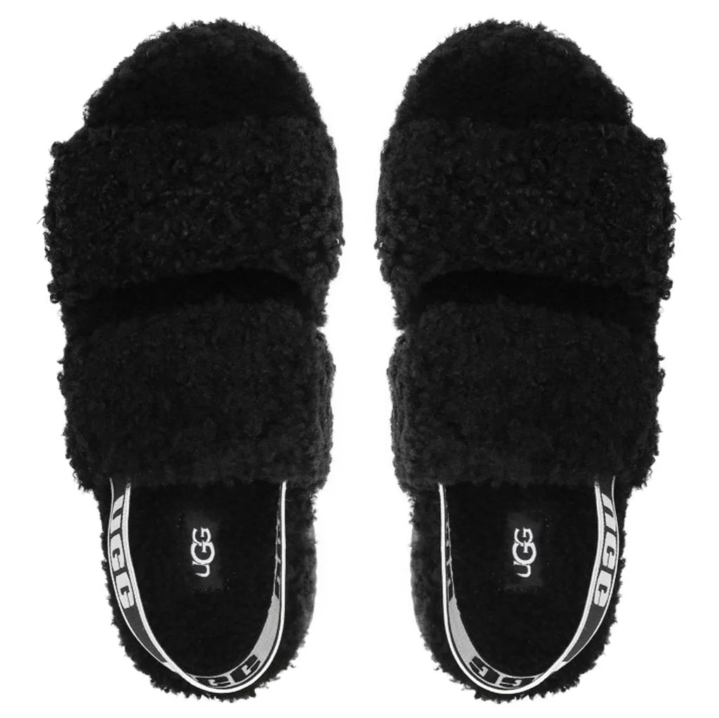 Oh Fluffita Curly Sheepskin Women's Slide Sandals