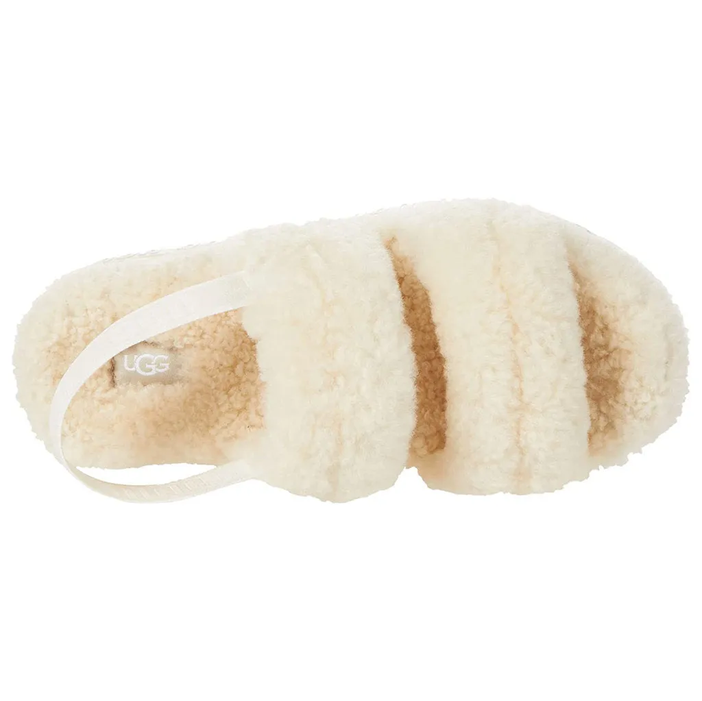 Oh Fluffita Curly Sheepskin Women's Slide Sandals