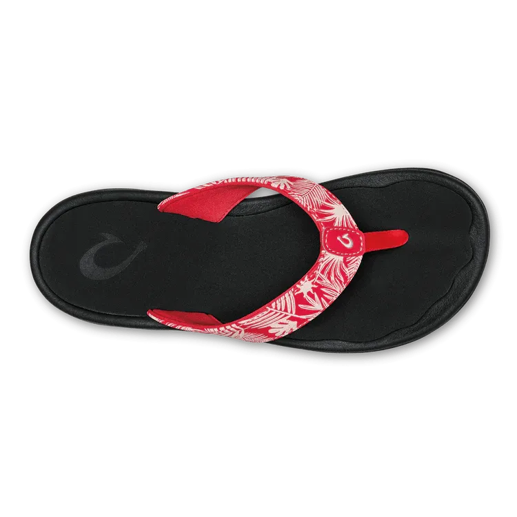 Olukai Women's Ohana - Lehua Flower/Onyx