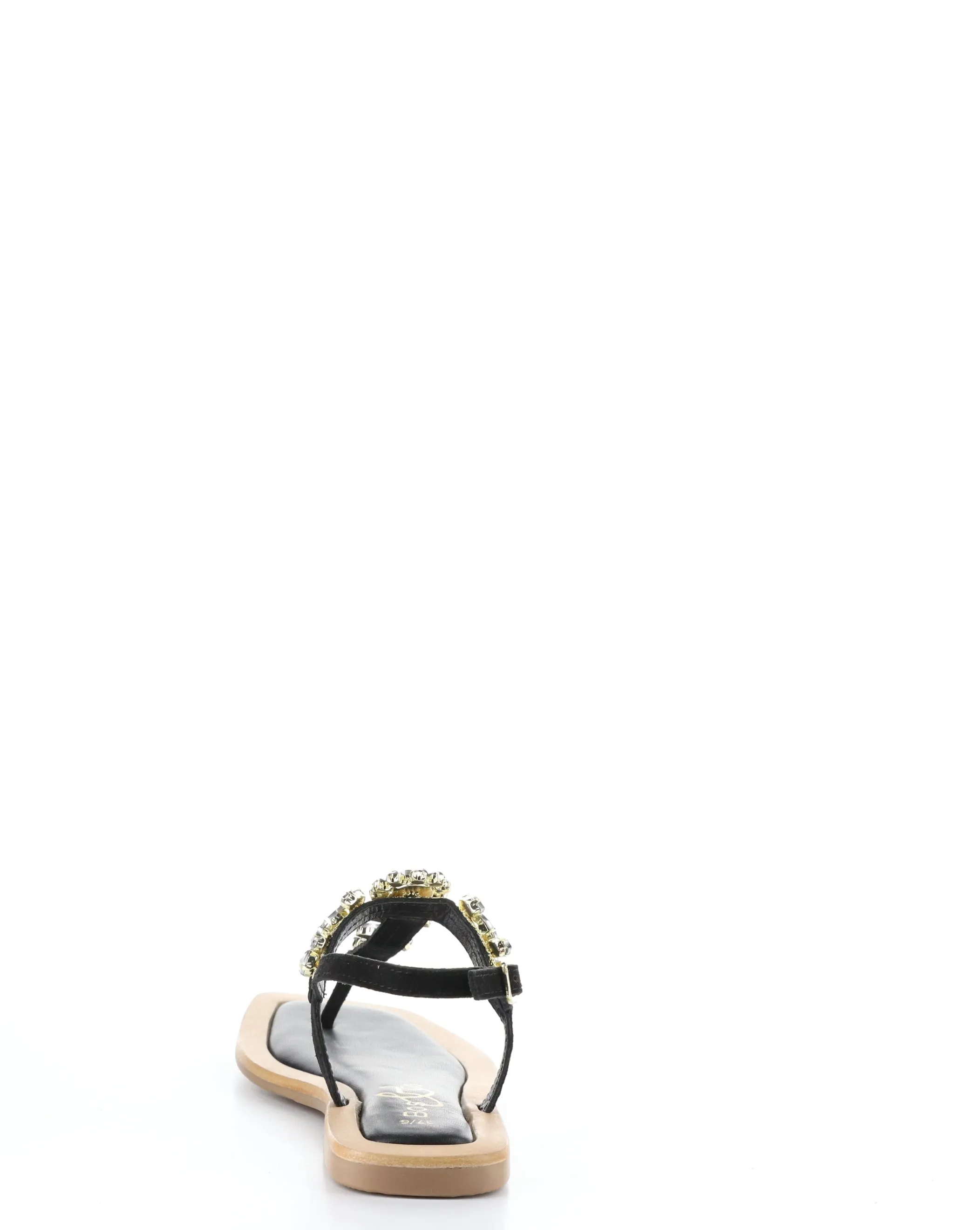 OTU BLACK/SMOKE Buckle Sandals