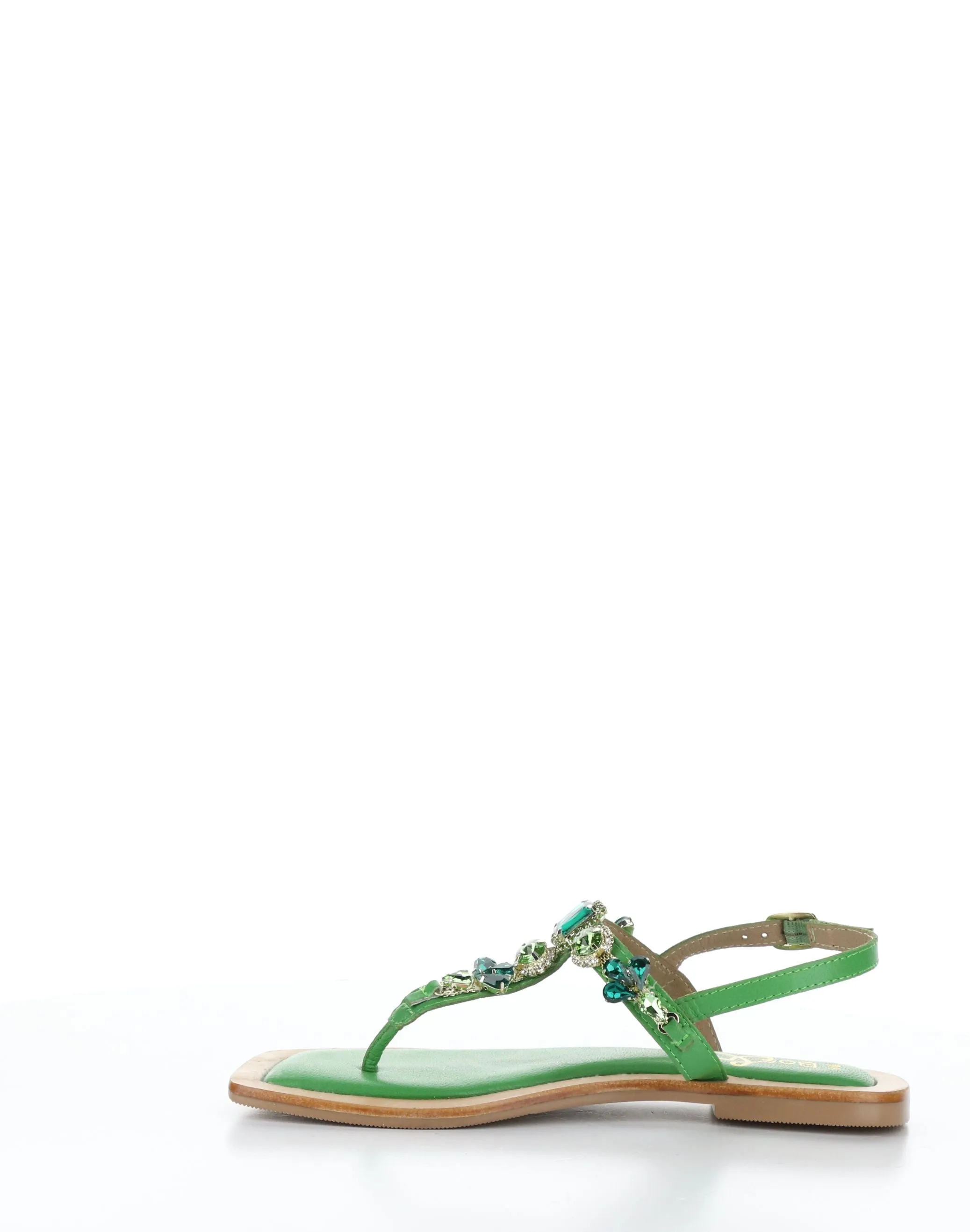 OTU GREEN Buckle Sandals