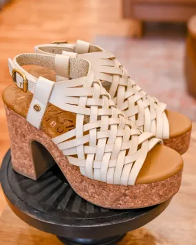 Pandorea Woven Platform Sandals