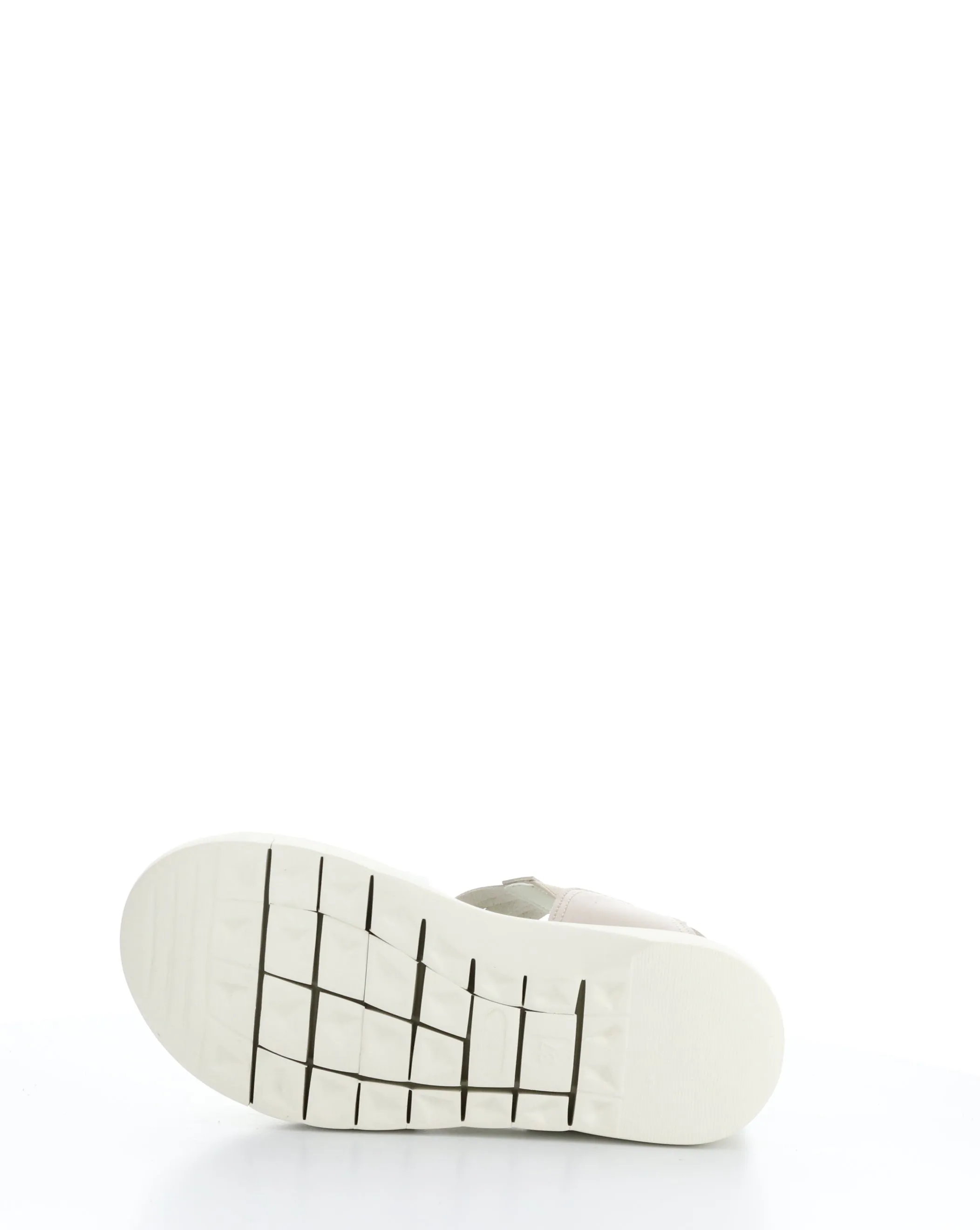 RIZER BEIGE/WHITE Round Toe Sandals